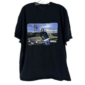 Ice Cube Graphic Tee 2XL Black Short Sleeve Hip Hop Album Cover Rap Tee Modern